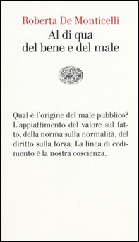 Al di qua del bene e del male. Per una teoria dei valori - Librerie.coop Al di qua del bene e del male. Per una teoria dei valori - Librerie.coop