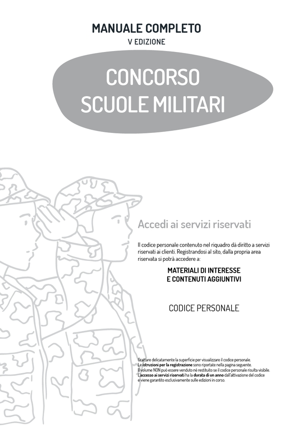 Concorso Scuole Militari: manuale completo - Librerie.coop Concorso Scuole Militari: manuale completo - Librerie.coop