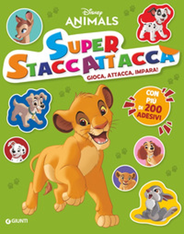 Disney Animals. Super staccattacca. Gioca, attacca, impara con più di 200 adesivi - Librerie.coop Disney Animals. Super staccattacca. Gioca, attacca, impara con più di 200 adesivi - Librerie.coop