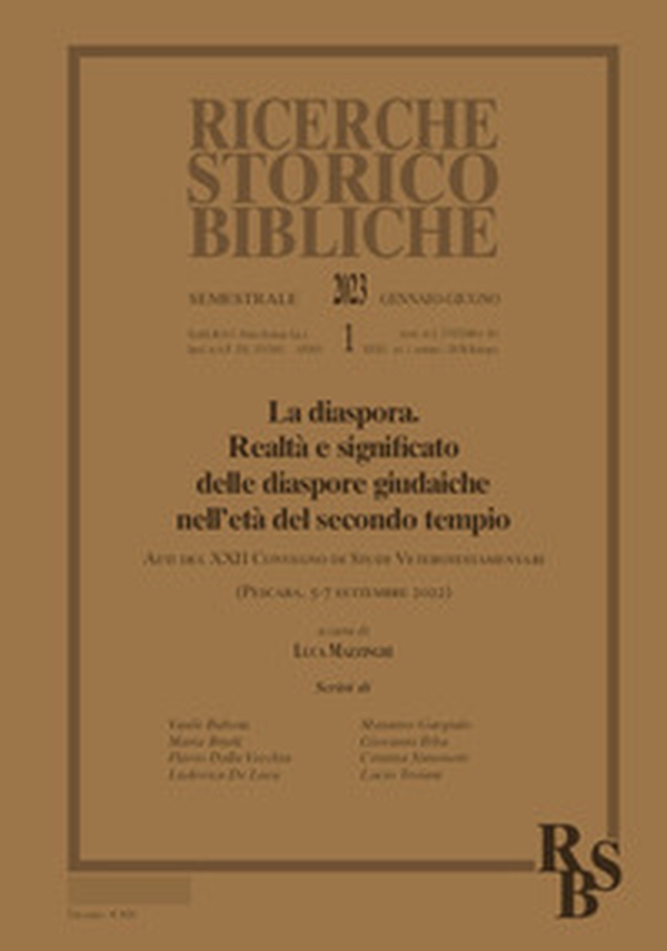 Ricerche storico-bibliche - Vol. 1 - Librerie.coop Ricerche storico-bibliche - Vol. 1 - Librerie.coop