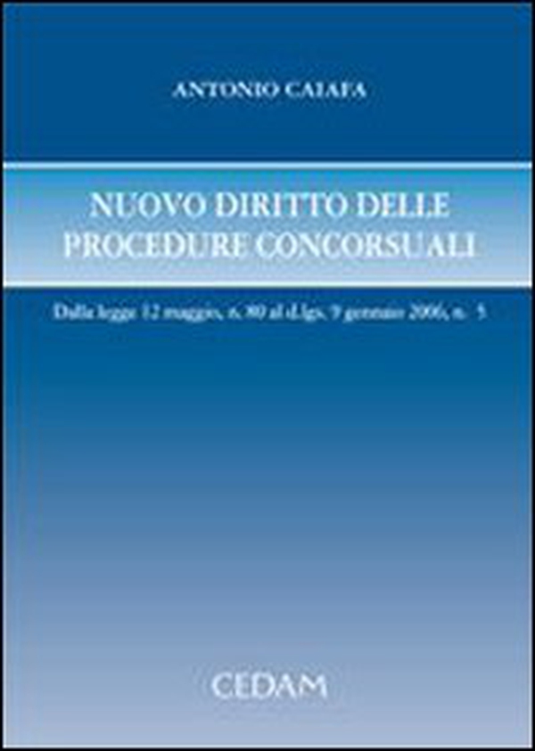 Nuovo diritto delle procedure concorsuali - Librerie.coop Nuovo diritto delle procedure concorsuali - Librerie.coop