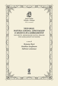Vico oggi. Natura umana, linguaggio e società in cambiamento - Librerie.coop