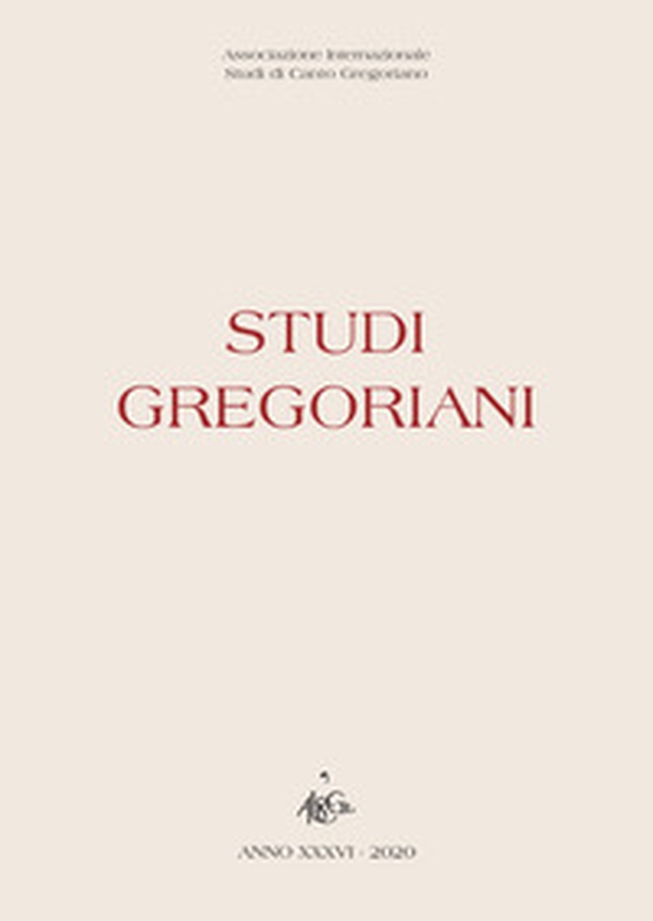 Studi gregoriani - Vol. 36 - Librerie.coop Studi gregoriani - Vol. 36 - Librerie.coop