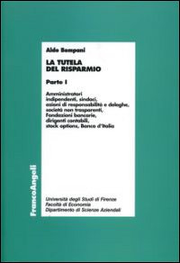 La tutela del risparmio - Vol. 1 - Librerie.coop