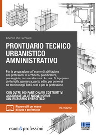 Prontuario tecnico urbanistico amministrativo - Librerie.coop