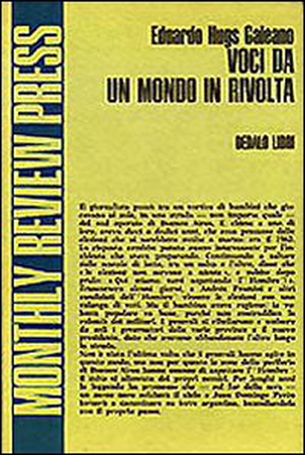 Voci da un mondo in rivolta - Librerie.coop Voci da un mondo in rivolta - Librerie.coop