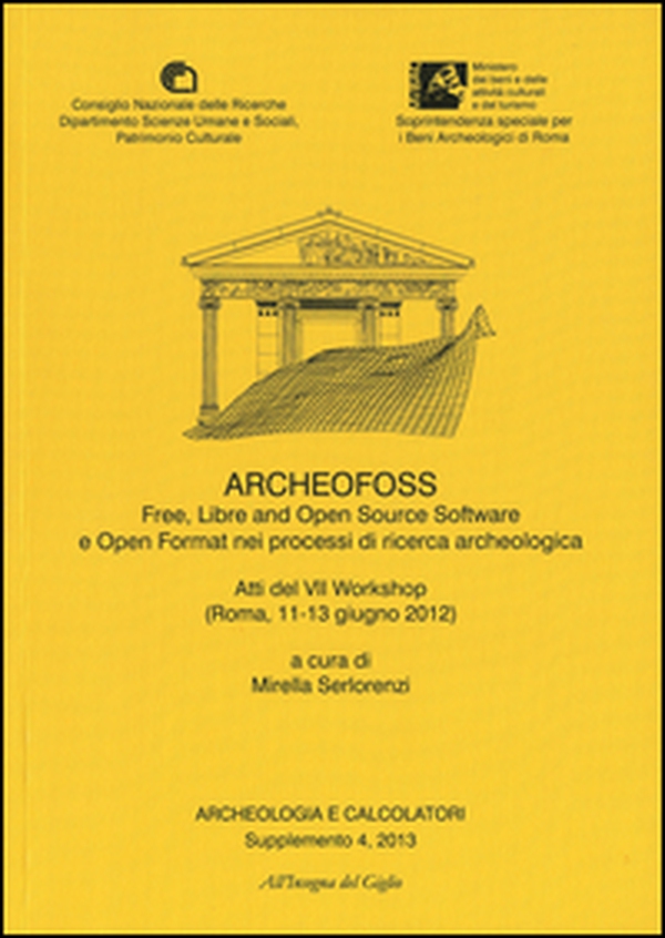 Archeologia e calcolatori (2013). Supplemento - Vol. 4 - Librerie.coop