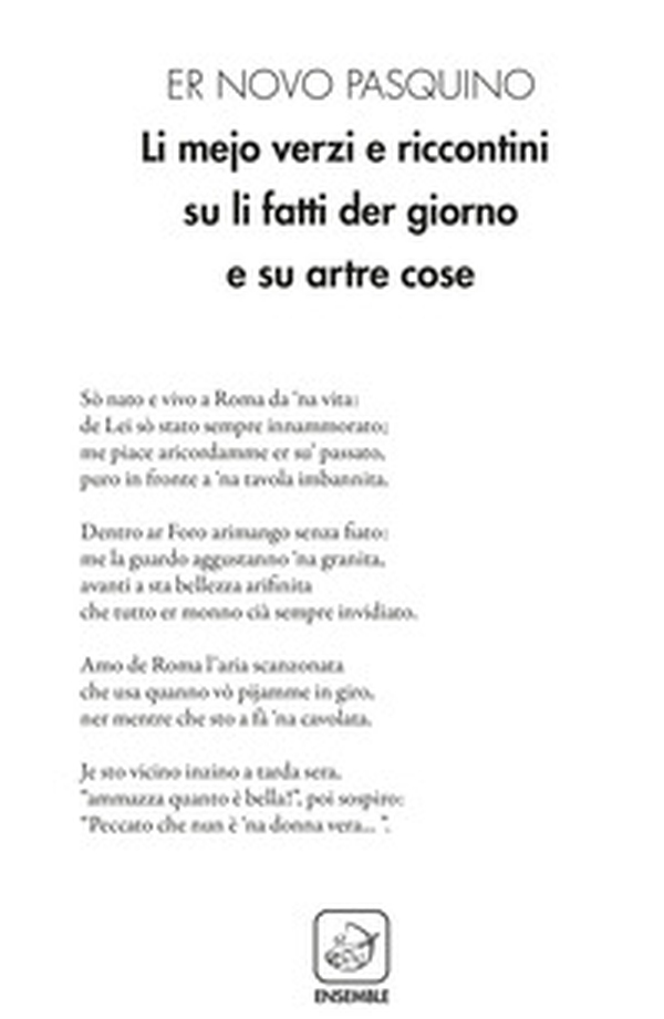 Li mejo verzi e riccontini su li fatti der giorno e su artre cose - Librerie.coop