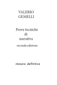 Prove tecniche di narrativa - Librerie.coop