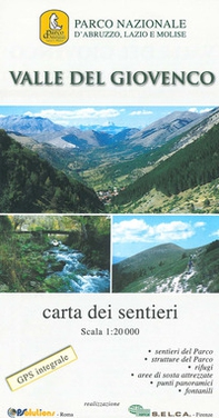 Valle del Giovenco. Carta escursionistica 1:20.000 - Librerie.coop