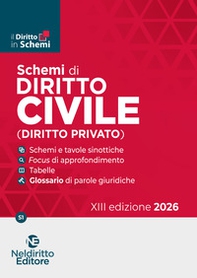 Schemi di diritto civile (diritto privato) 2026 - Librerie.coop