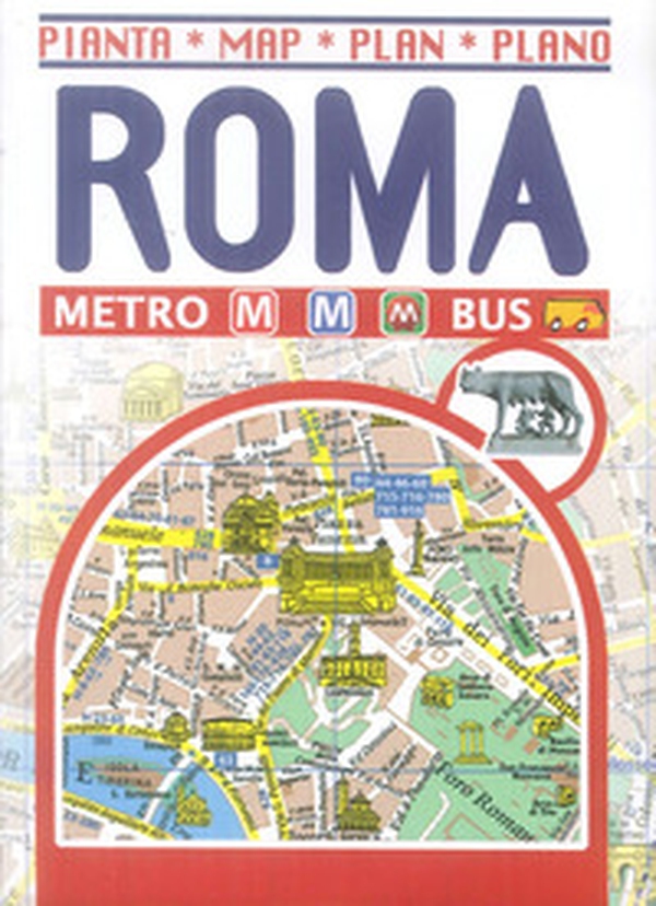 Roma. Mappa-Map-Plan-Plano - Librerie.coop Roma. Mappa-Map-Plan-Plano - Librerie.coop