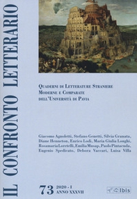 Il confronto letterario. Quaderni di letterature straniere moderne e comparate dell'Università di Pavia - Vol. 73 - Librerie.coop
