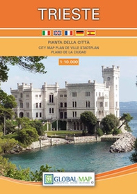 Trieste. Pianta della città 1:10.000 (cm 67x99). Ediz. italiana, inglese, francese, tedesca e spagnola - Librerie.coop