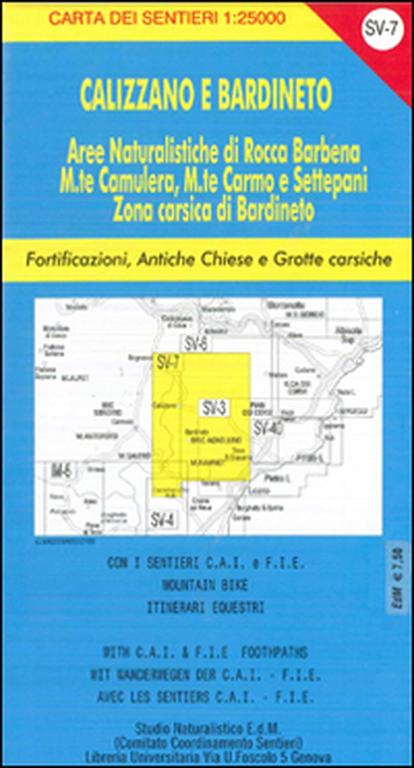 SV 7 Calizzano, Bardineto, Rocca Barbena. Alta via dei monti liguri - Librerie.coop SV 7 Calizzano, Bardineto, Rocca Barbena. Alta via dei monti liguri - Librerie.coop