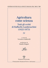 Agricoltura come scienza. Tutti gli scritti di Raffaello Lambruschini (1822-1873) - Librerie.coop