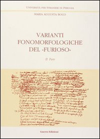 Varianti fonomorfologiche del «Furioso» - Vol. 2 - Librerie.coop