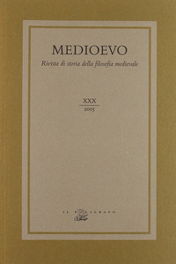 Medioevo. Rivista di storia della filosofia medievale. Ediz. inglese e francese - Librerie.coop Medioevo. Rivista di storia della filosofia medievale. Ediz. inglese e francese - Librerie.coop