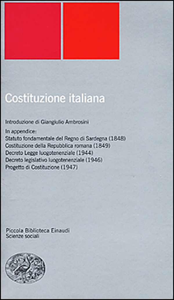 Costituzione italiana - Librerie.coop