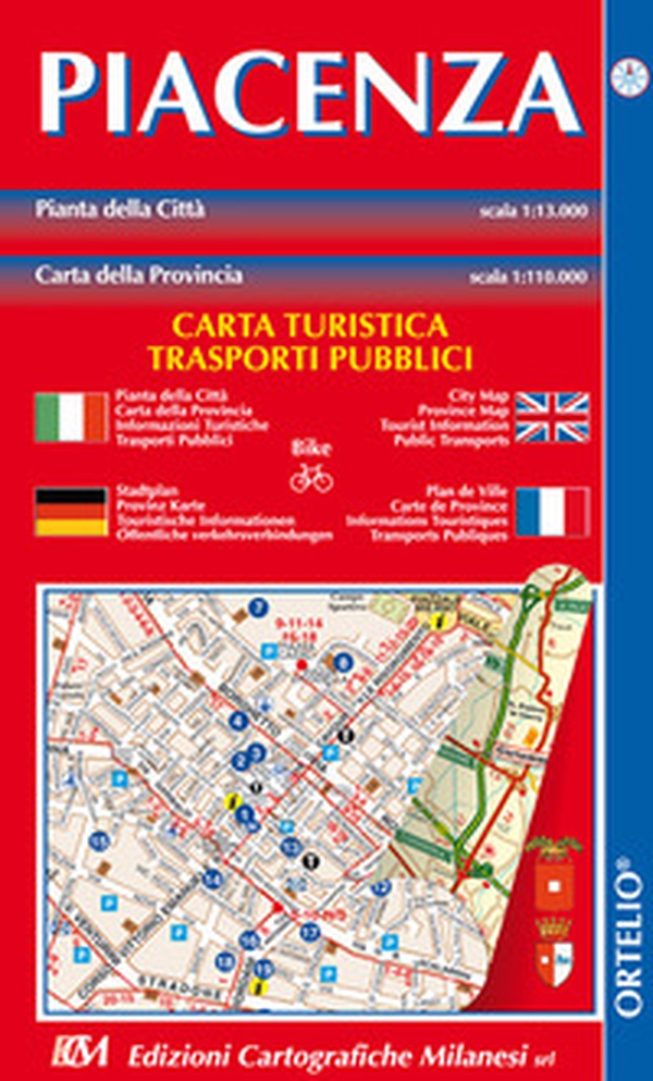 Piacenza. Mappa della città e provincia 1:13.000. Ediz. italiana, inglese, tedesca e francese - Librerie.coop Piacenza. Mappa della città e provincia 1:13.000. Ediz. italiana, inglese, tedesca e francese - Librerie.coop