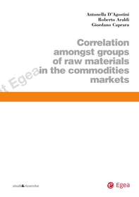 Correlation amongst Groups of Raw Materials in the Commodities Market - Librerie.coop