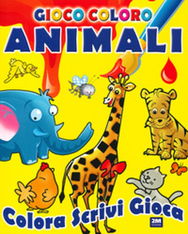 Gioca e colora con gli animali - Librerie.coop Gioca e colora con gli animali - Librerie.coop