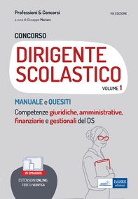 Concorso DIRIGENTE SCOLASTICO volume 1 - Librerie.coop