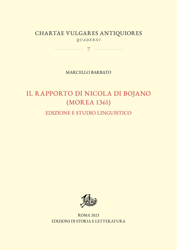 Il rapporto di Nicola di Bojano (Morea 1361) - Librerie.coop