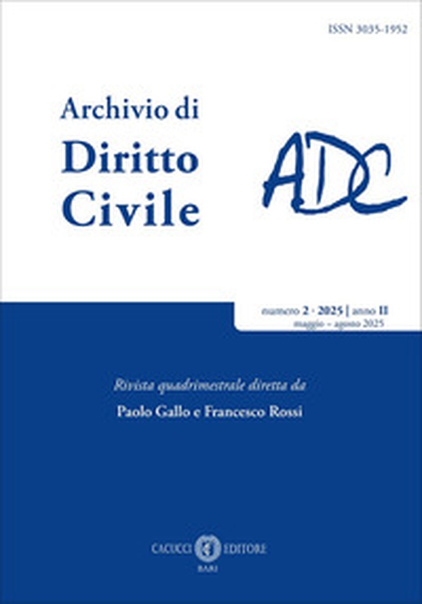 Archivio di diritto civile - Vol. 2 - Librerie.coop