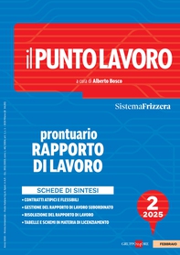 Il Punto Lavoro 2/2025 - Prontuario Rapporto di Lavoro - Librerie.coop