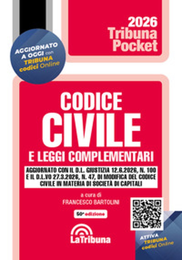Codice civile e leggi complementari 2026 - Librerie.coop