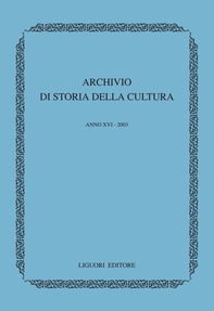 Archivio di storia della cultura - Librerie.coop Archivio di storia della cultura - Librerie.coop