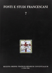 Regesta Ordinis Fratrum Minorum Conventualium 2 (1504-1506) - Librerie.coop