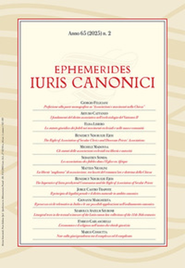 Ephemerides iuris canonici - Vol. 2 - Librerie.coop
