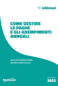 Come gestire le paghe e gli adempimenti annuali - Librerie.coop