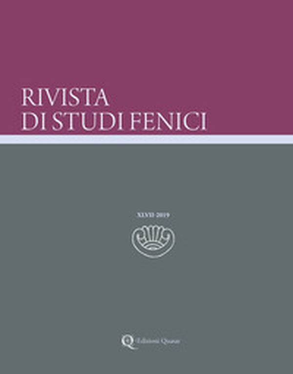 Rivista di studi fenici - Librerie.coop Rivista di studi fenici - Librerie.coop