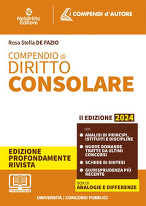 Compendio di diritto consolare 2024 - Librerie.coop Compendio di diritto consolare 2024 - Librerie.coop