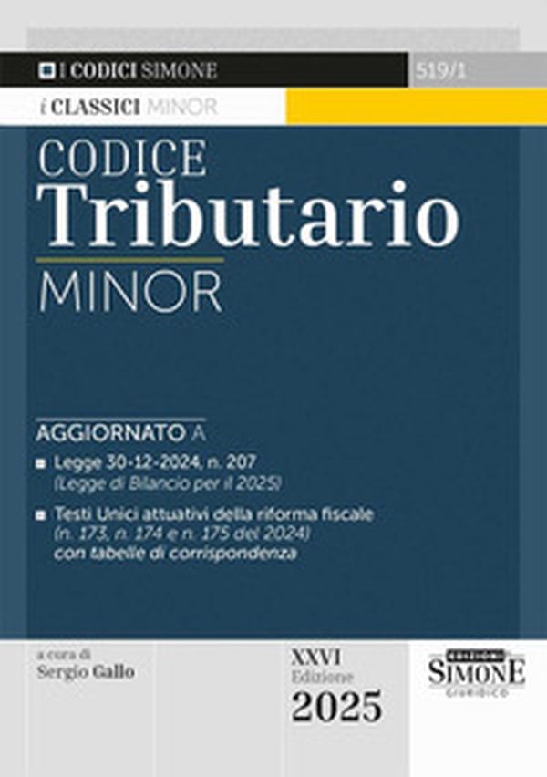 Codice tributario. Ediz. minor - Librerie.coop Codice tributario. Ediz. minor - Librerie.coop