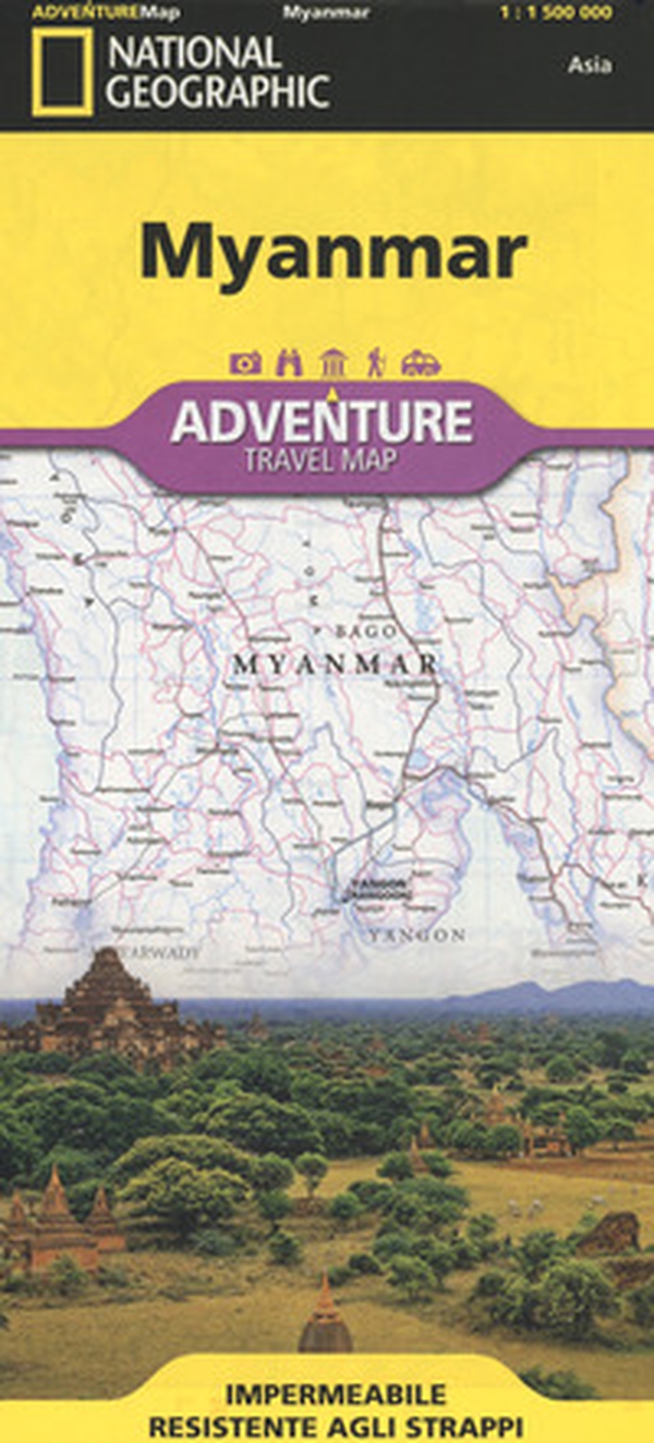 Myanmar (Birmania) 1:1.500.000 - Librerie.coop Myanmar (Birmania) 1:1.500.000 - Librerie.coop