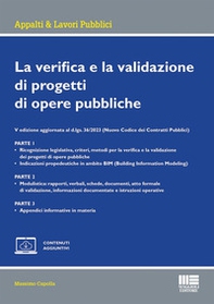La verifica e la validazione di progetti di opere pubbliche. Gli obblighi assicurativi dei verificatori/validatori - Librerie.coop La verifica e la validazione di progetti di opere pubbliche. Gli obblighi assicurativi dei verificatori/validatori - Librerie.coop