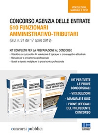 Concorso Agenzia delle Entrate. 510 funzionari amministrativo-tributari (G.U. n. 31 del 17 aprile 2018). Kit completo per la preparazione al concorso - Librerie.coop