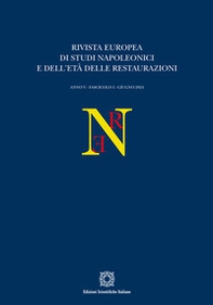 Rivista europea di Studi Napoleonici e dell'età delle restaurazioni - Vol. 1 - Librerie.coop