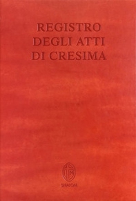 Registro degli atti di Cresima - Librerie.coop
