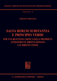 Salva rerum substantia e principio verde - e-Book - Librerie.coop