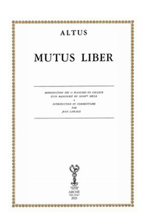 Mutus liber. Reproduction ds 15 planches en couleur d'un manuscrit du XVIIIe siècle. Introcuction et commentaire - Librerie.coop