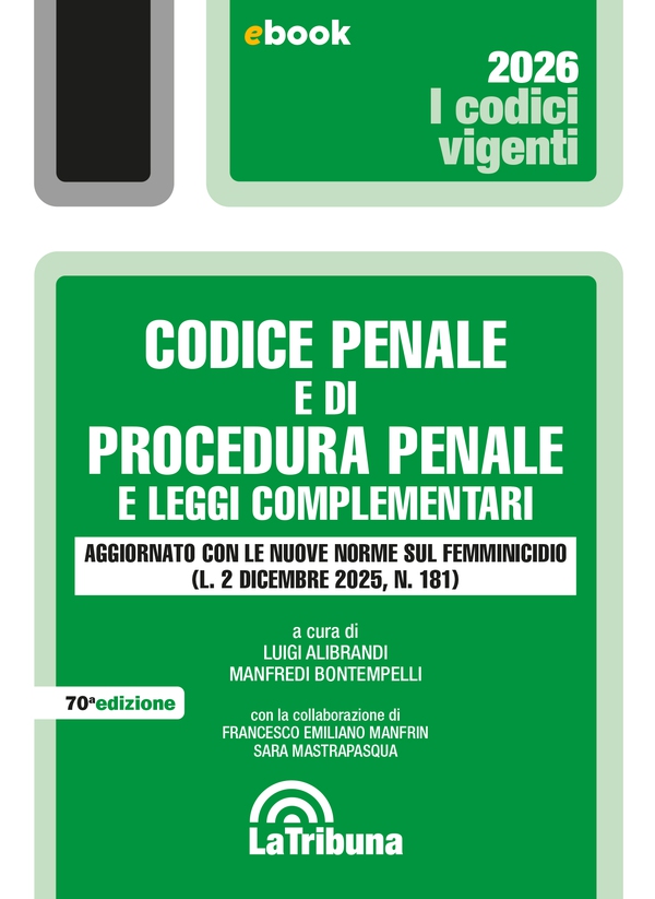 Codice penale e di procedura penale e leggi complementari - Librerie.coop