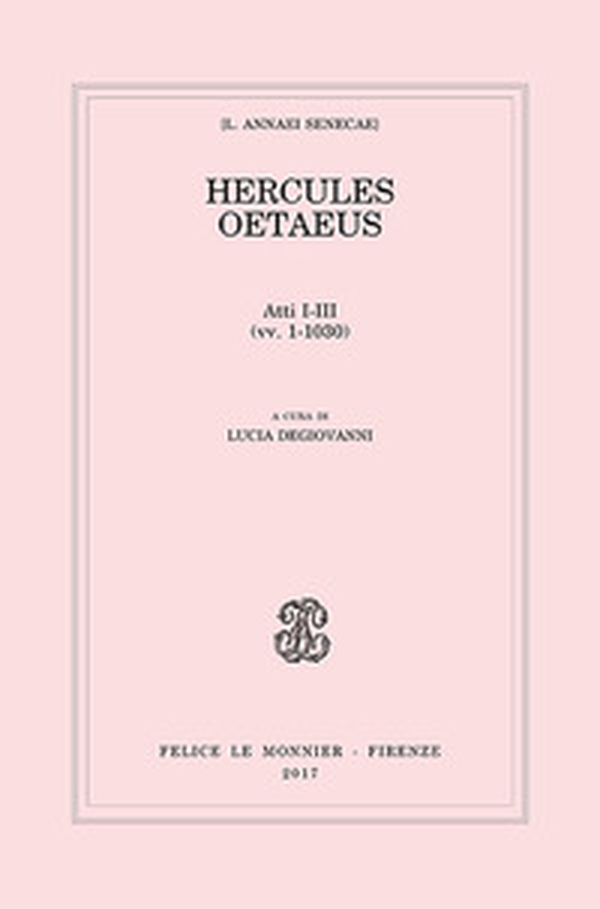 Hercules oetaeus - Librerie.coop Hercules oetaeus - Librerie.coop