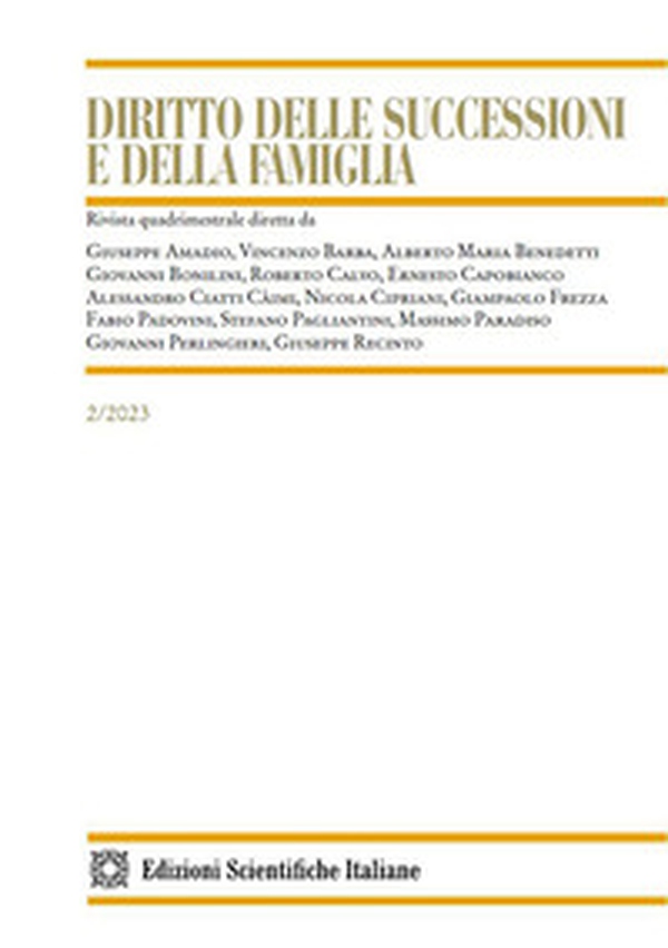 Diritto delle successioni e della famiglia - Vol. 2 - Librerie.coop Diritto delle successioni e della famiglia - Vol. 2 - Librerie.coop