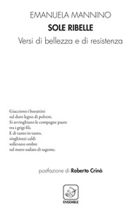 Sole ribelle. Versi di bellezza e di resistenza - Librerie.coop Sole ribelle. Versi di bellezza e di resistenza - Librerie.coop