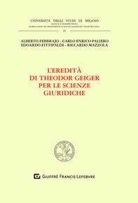 L'eredità  di Theodor Geiger per le scienze giuridiche - Librerie.coop